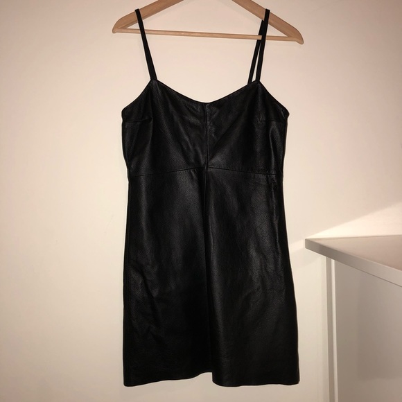 ❌Sold❌ Reformation Jinx Leather Dress S/2 - Picture 4 of 5